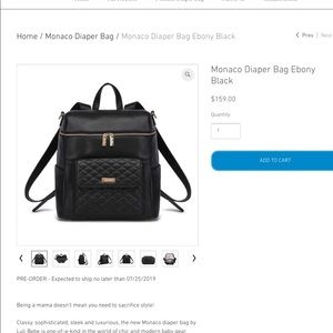 Luli Bebe diaper bag